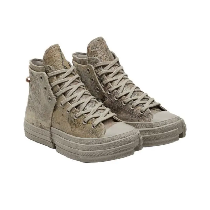 Converse x Feng Chen Wang Chuck Taylor All Star High Top Canvas Shoes Unisex Gray White-2