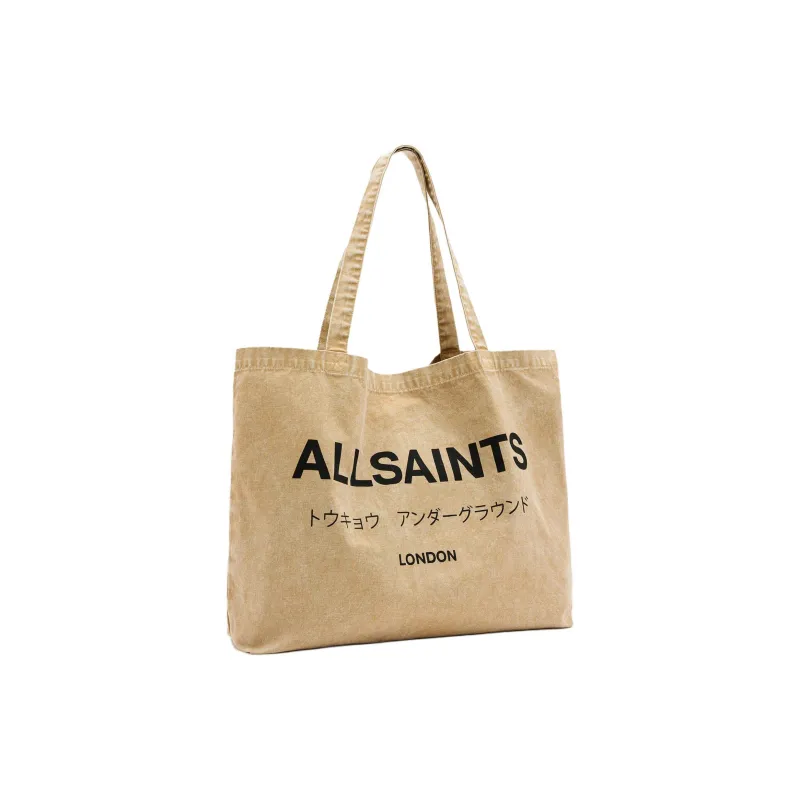 ALLSAINTS Cotton One Shoulder Handbags Men's Light Brown-1
