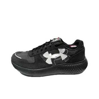 Under Armour Decoy Lu Anti Slip Wear Resistant Low Top Running Shoes Unisex Black
