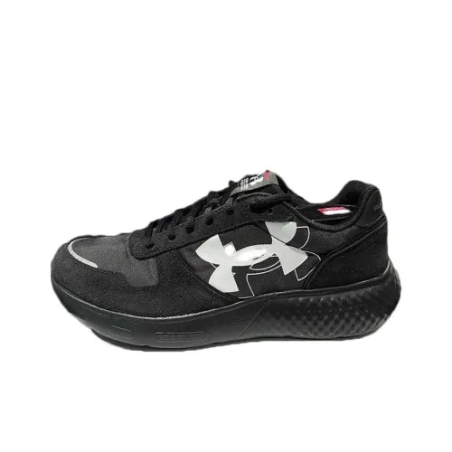 Under Armour Decoy Lu Anti Slip Wear Resistant Low Top Running Shoes Unisex Black