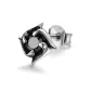 Obsidian Star Stud Earrings, 1 Pair (Stars)