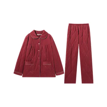 DAERLI Pajama Set Women's Maroon
