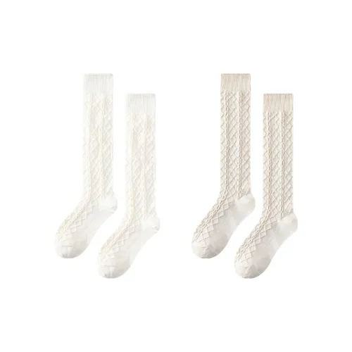 MIIOW Knee High Socks Women's 2 Pack