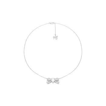 NANA JACQUELINE Cubic Zirconia Necklaces Women's White