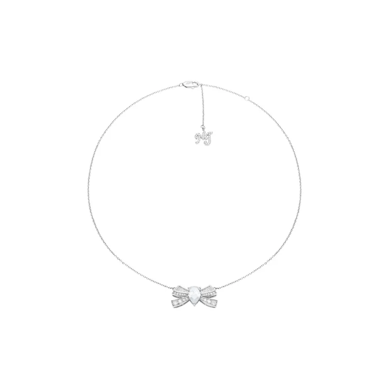 NANA JACQUELINE Cubic Zirconia Necklaces Women's White-0