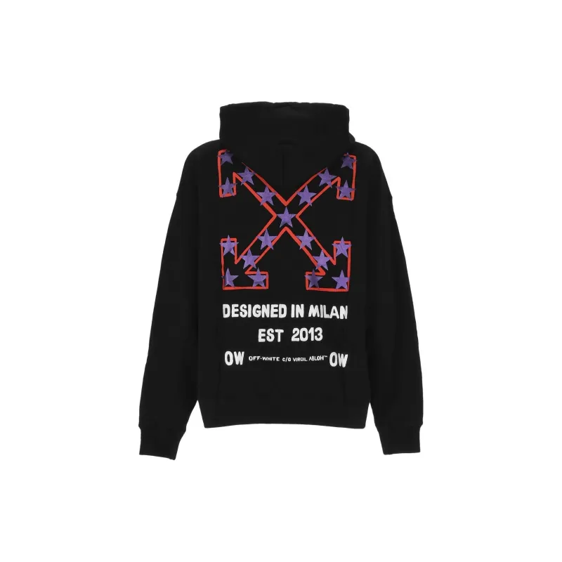 OFF WHITE Star Arrow Skate Drawstring Hoodie-1