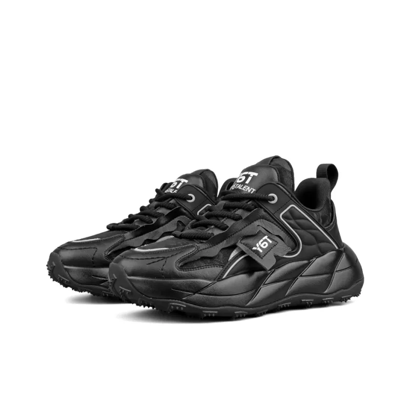 WENPU Height Increasing Lightweight Slip-Resistant Low-Top Chunky Sneakers Unisex-1