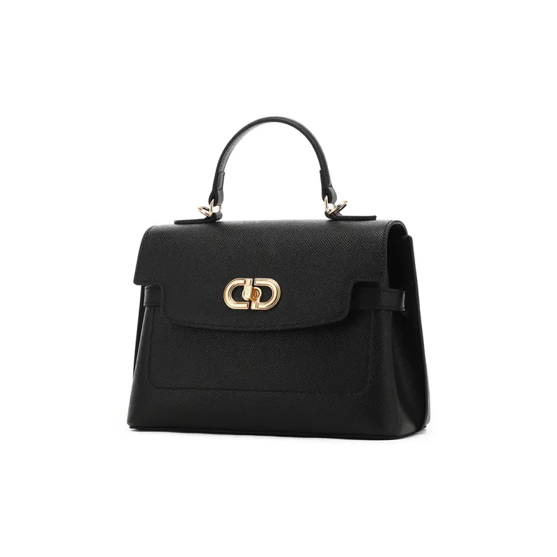 RED DRAGONFLY Split Cow Leather With Microfiber Synthetic Leather One Shoulder Handbag Regular Women's Multicolor-1