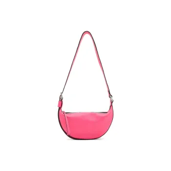 ALLSAINTS Half Moon Leather Crossbody Bag
