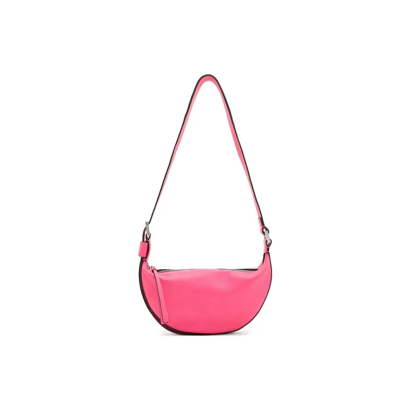 ALLSAINTS Half Moon Leather Crossbody Bag-0