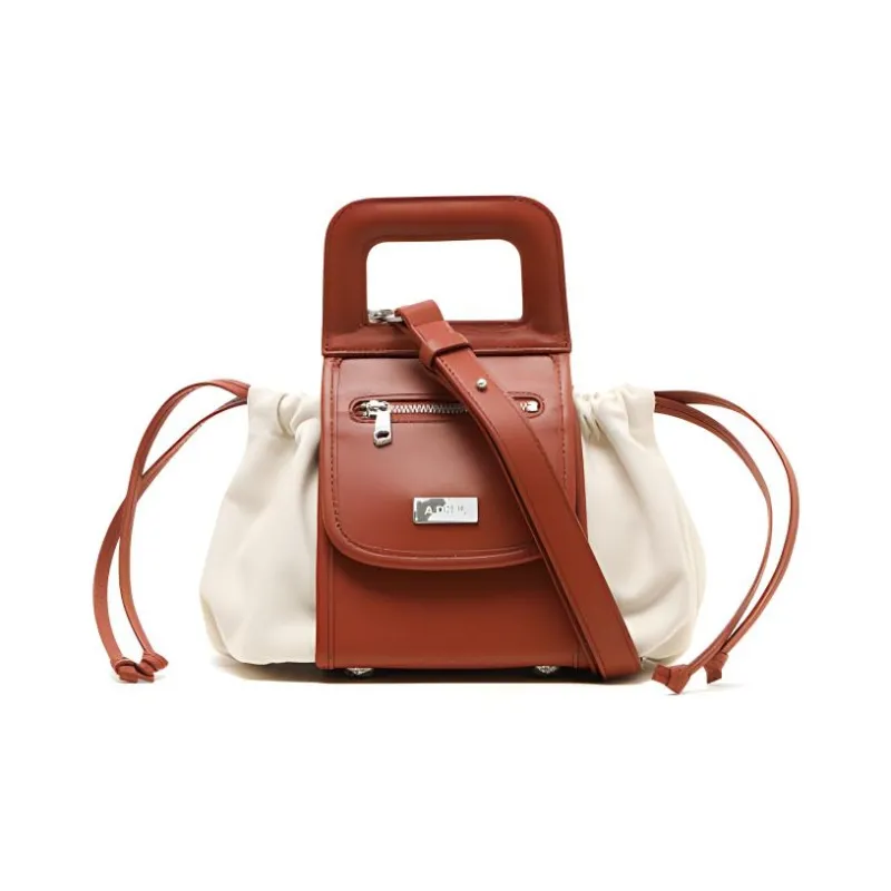 ADER ERROR Canvas With Leather Shoulder Bag Regular Unisex White-0