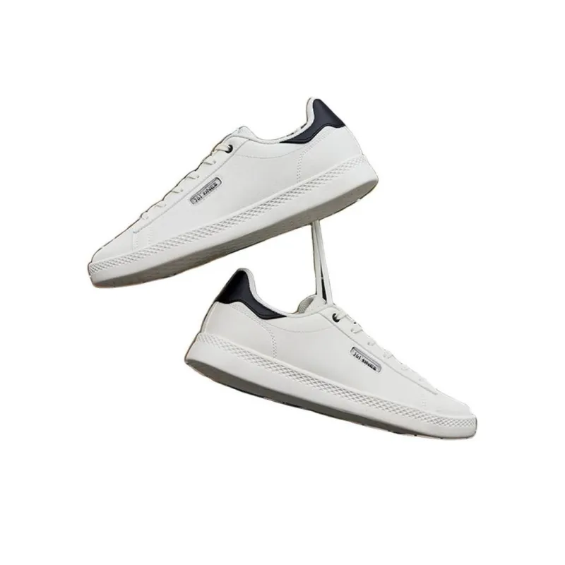 361° Wear resistant And Lightweight Low Top Skateboard Shoes Men's White Black-2