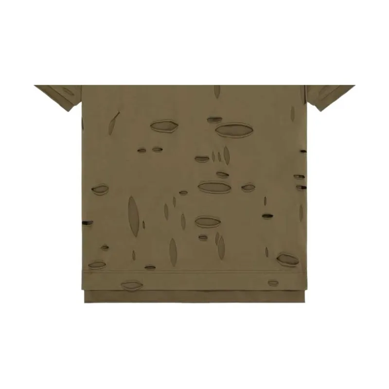 Givenchy 2 Layers Classic Fit Hole T Shirt-4