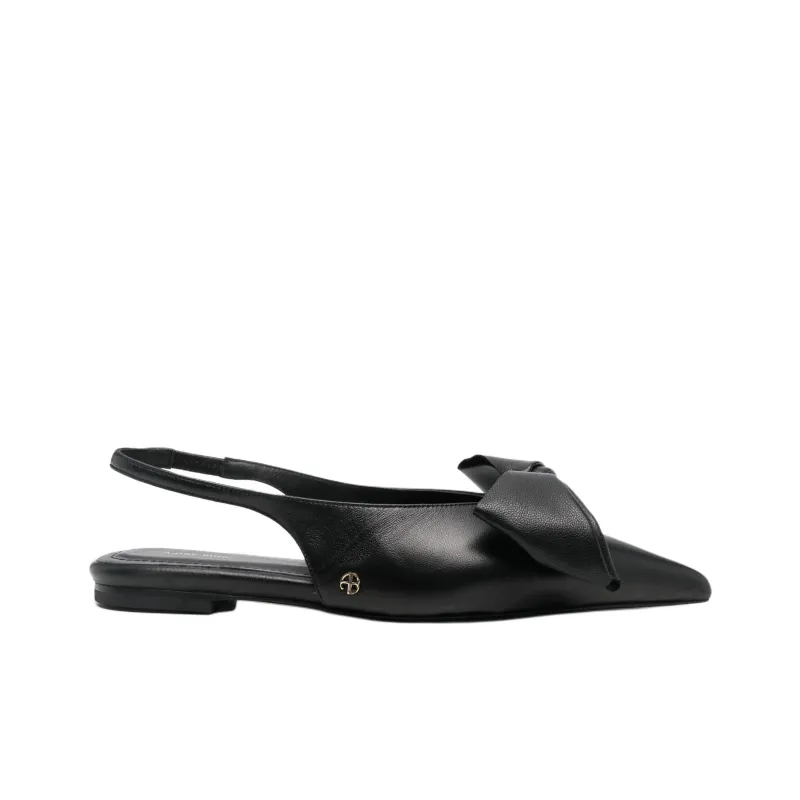 Anine Bing Logo Plaque Ballet Flats Women's-1