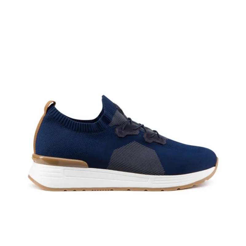STEFANO RICCI Low-Top Casual Shoes Men's Blue Gray-1