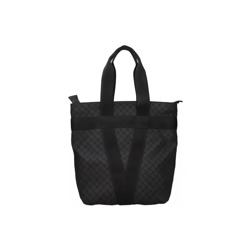 Bottega Veneta Fabric One Shoulder Handbag Men's Black-1