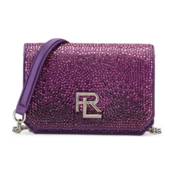 Ralph Lauren Collection Viscose Shoulder Bag Mini Women's Purple