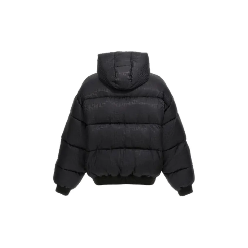 BALMAIN Pb Monogram Hooded Down Jacket-1