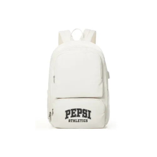 Pepsi Fabric Backpack Laptop Bag Unisex Multicolor