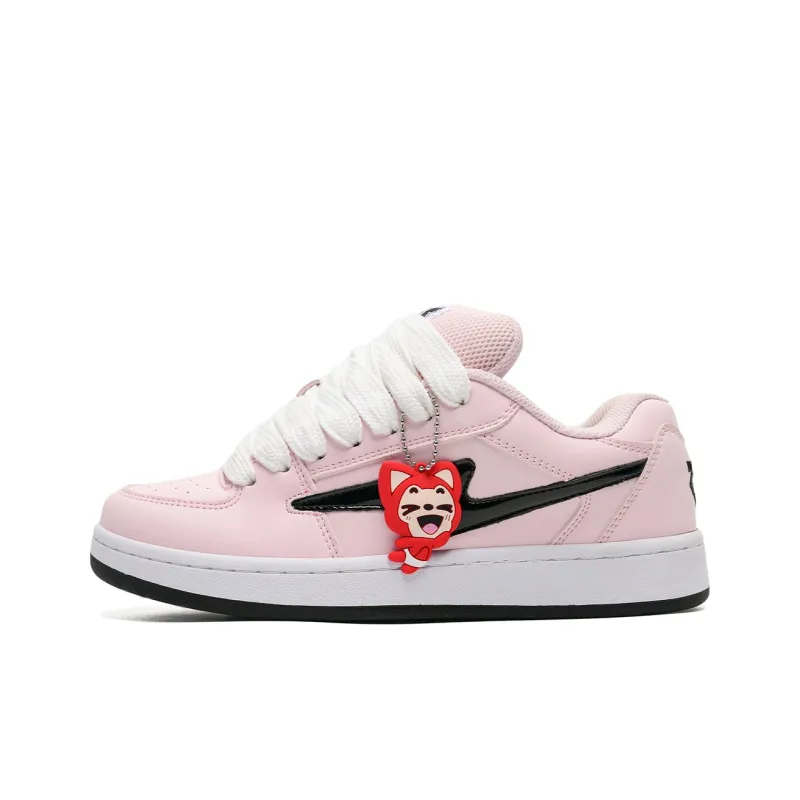 ALI THE FOX Thermal, Slip Resistant, Abrasion Resistant, Breathable Low Top Skateboard Shoes Unisex-1