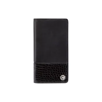STEFANO RICCI Calfskin Wallet Men's Black