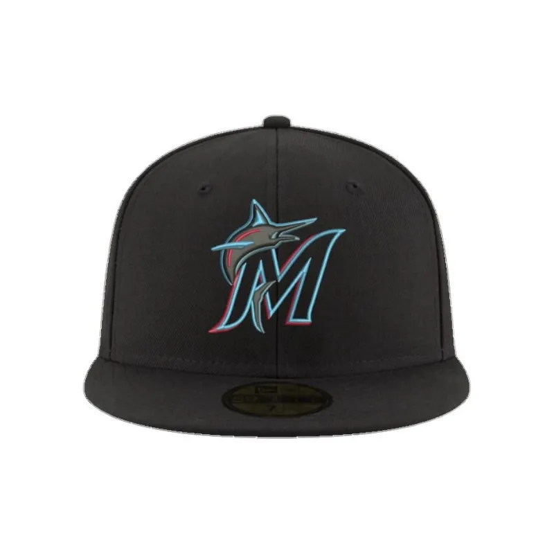 New Era Authentic Collection Miami Marlins On Field Game 59Fifty Fitted Hat-1