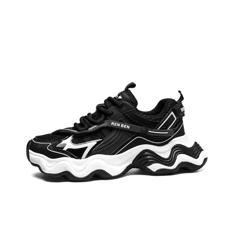 RENBEN Cushioning Lightweight Height Increasing Low Top Casual Shoes Men's-6
