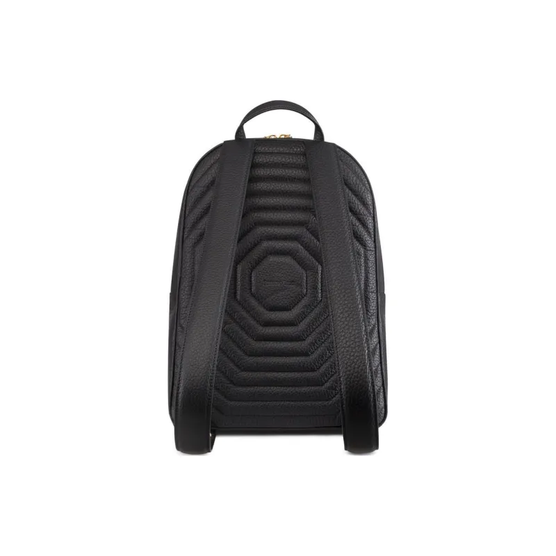 STEFANO RICCI Calfskin Backpack Men's Black-2