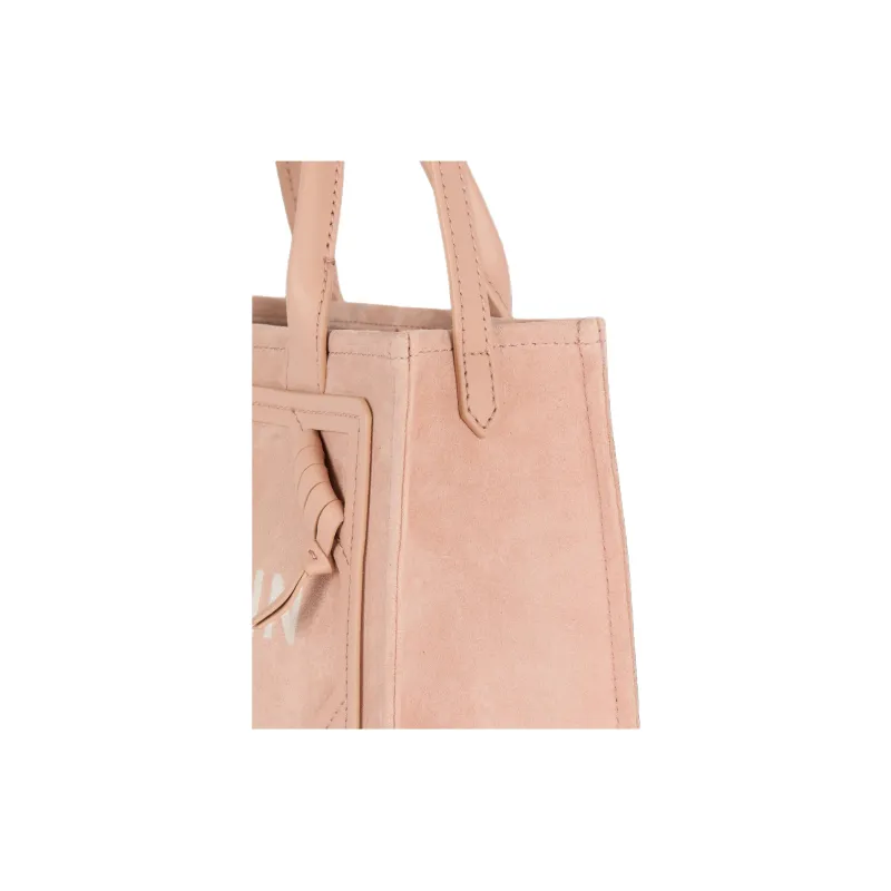BALMAIN B ARMY Calfskin Tote Bag Shopping Bag Shoulder Bag Handbag Small Size Women's Light Brown-4