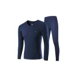 V-Neck Clothing Sets (Navy Blue) Soft 100% cotton/3A Antibacterial