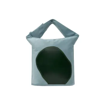 Homme Plissé Issey Miyake Ronan Bouroullec X RB_BAS Relief Faux Suede Shoulder Bag Men's Blue
