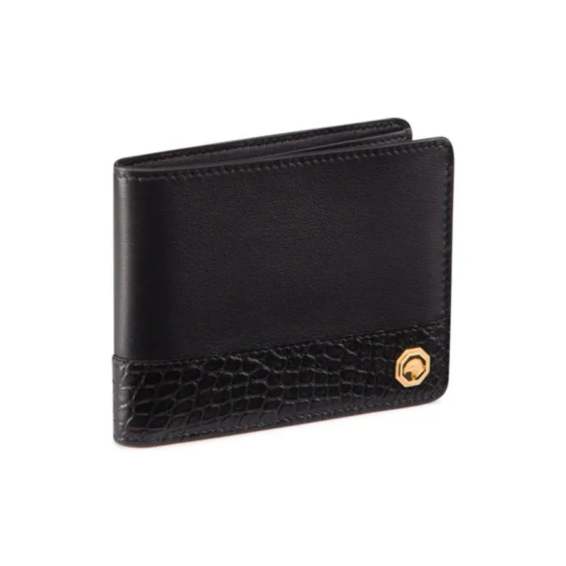 STEFANO RICCI Calfskin Wallet Men's Black-1