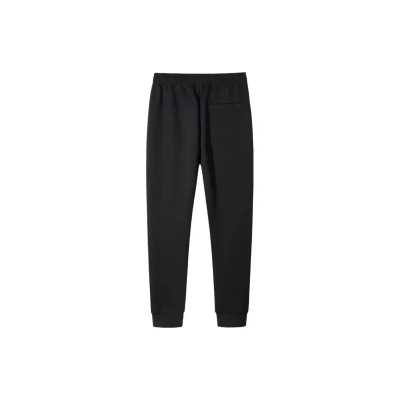 LOTTO Knitted Sweatpants Men's Basic Black-1