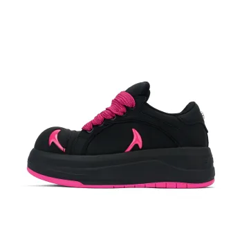 SMILEY White Whale Series Low Top Skateboard Shoes Women's Raspberry Filling