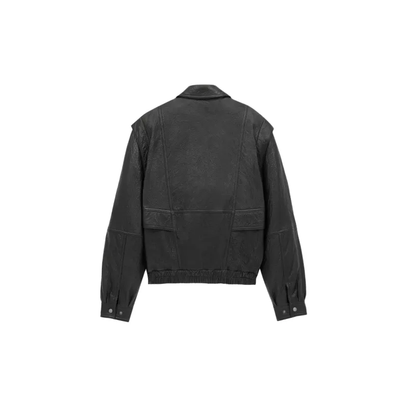 SAINT LAURENT Leather Jacket-2
