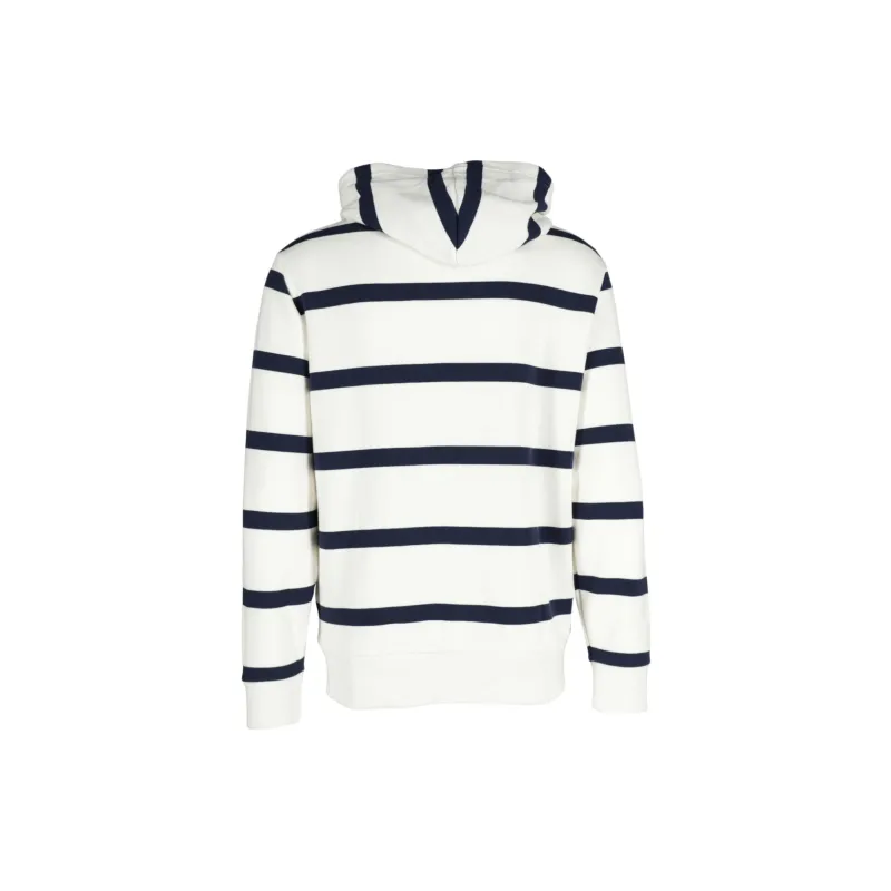 Polo Ralph Lauren Logo print Striped Cotton Hoodie-1