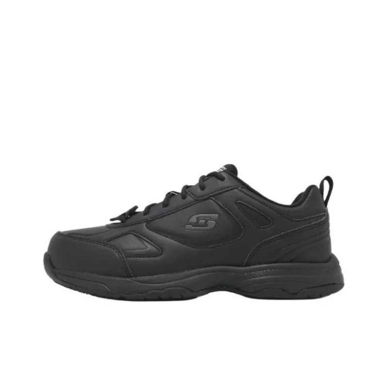 Skechers DIGHTON Anti-Slip Wear-Resistant Low-Top Casual Shoes Men's Black-0