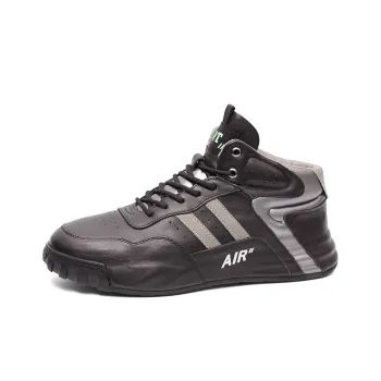 Daying Slip Resistant And Breathable High Top Casual Shoes Men's Black