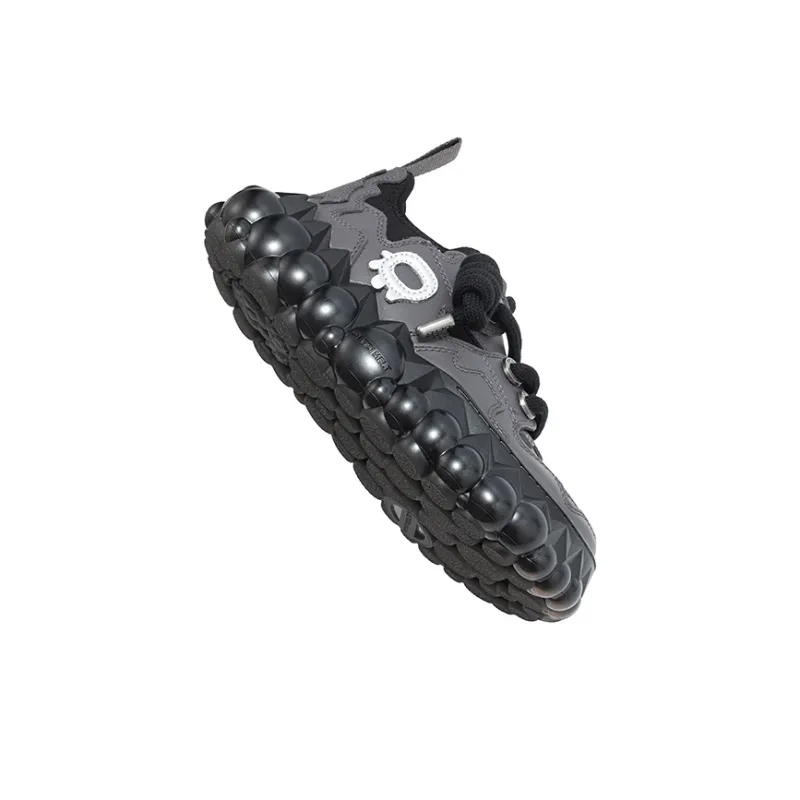 OETZI Fusion Ice Series Wear Resistant Lightweight Breathable Height Increasing Low Top Casual Shoes Unisex Coffee-4