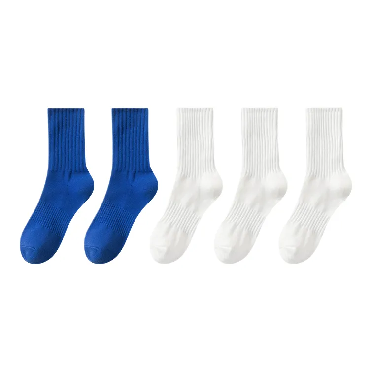 Cotton Gene Mid Calf Socks Men's 5 Pack-4