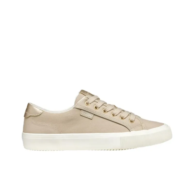 GEOX Emmeleny Low-Top Skateboard Shoes Women's Beige-1