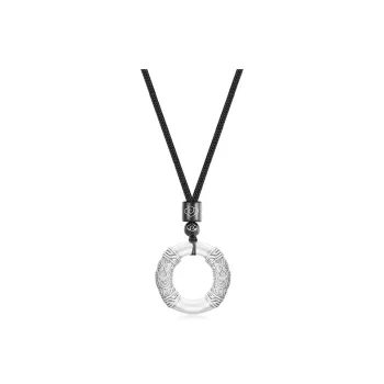 YUOFFICIAL 999 Fine Silver Sterling Silver Necklaces Unisex