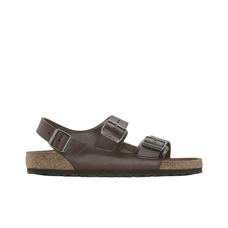 Birkenstock Milano BS Beach Sandals Men's Dark Brown Narrow Fit-1