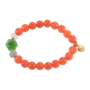 S&A Southern Red Agate Bracelets Women's