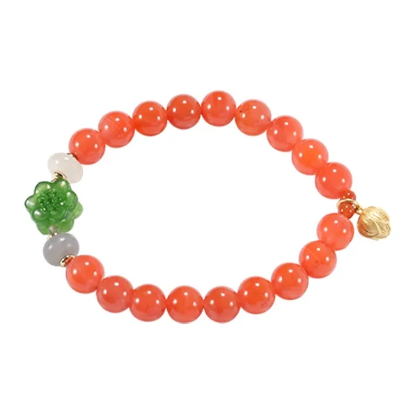S&A Southern Red Agate Bracelets Women's-0