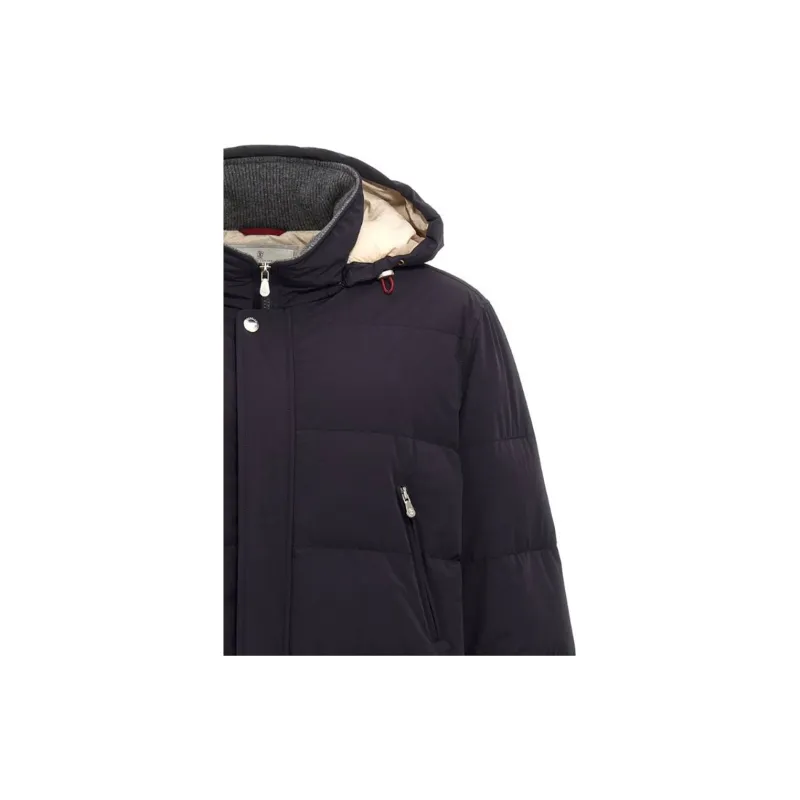 Brunello Cucinelli Hooded Down Jacket-5