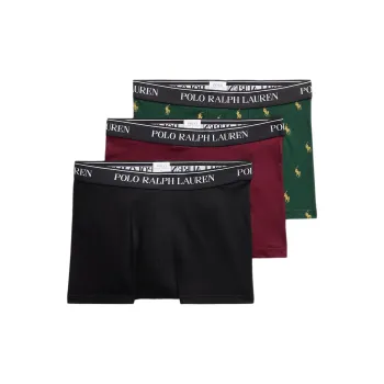 Polo Ralph Lauren Logo Boxers Set Of Three