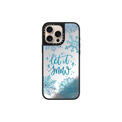 CASETIFY TPU+PC Material Snowflake Magic Phone Cases Compatible With IPhone 16/15/Plus/Pro/Pro Max Cute Style