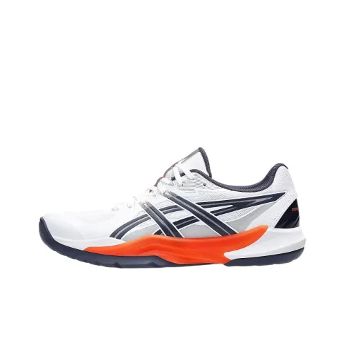 Asics POWERBREAK FF Cushioning Breathable Low Top Training Shoes Men's White