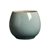 Ru Kiln Ice Flower Glaze Host Cup[Dragon Egg Design]